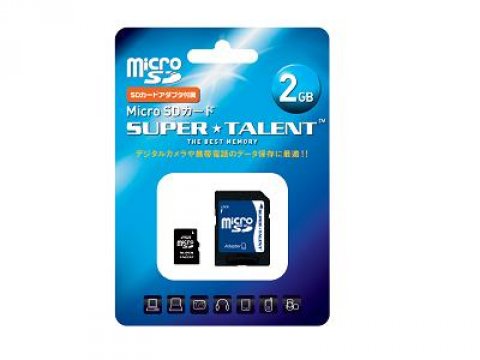 Supertalent St02msda Microsdカード 2gb 製品詳細 パソコンshopアーク Ark