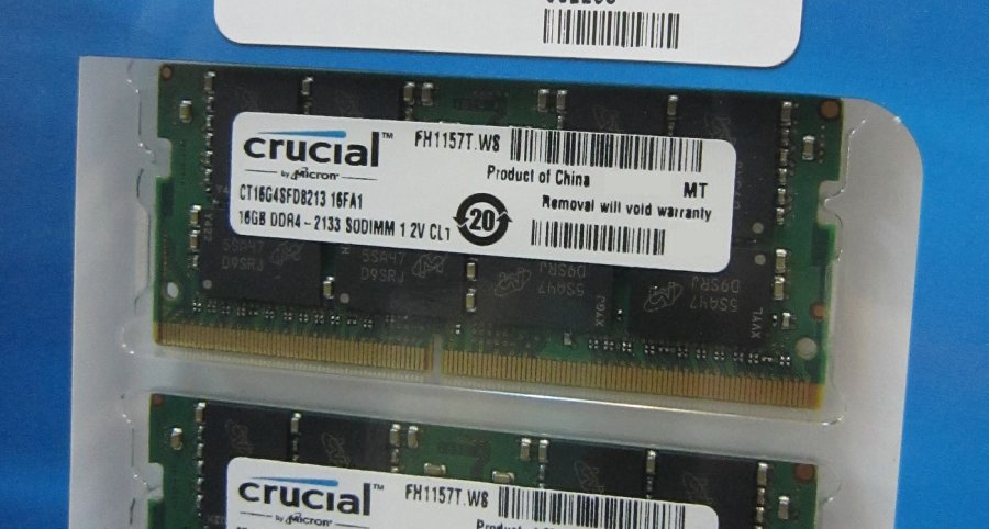 2枚で32gb 大容量ノート用ddr4 16gbモジュール採用製品とその他各種ddr4ノート用メモリーがcrucialから Ark Tech And Market News Vol 3006