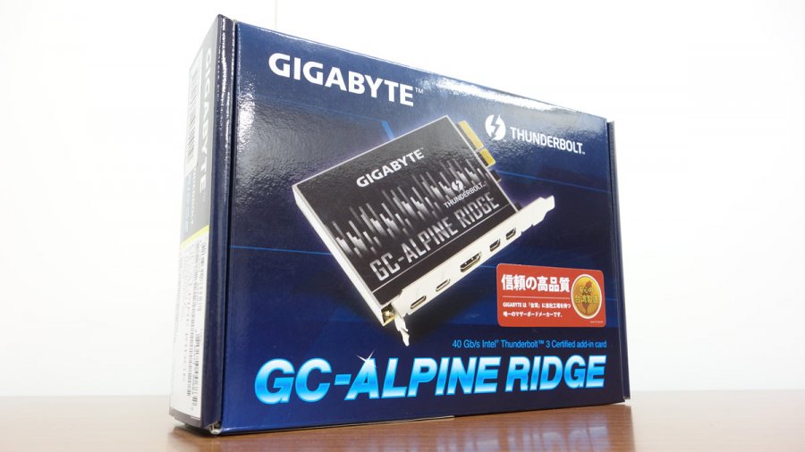 GIGABYTE GC-MAPLE RIDGE Thunderbolt 4 拡張カード Intel 500シリーズ