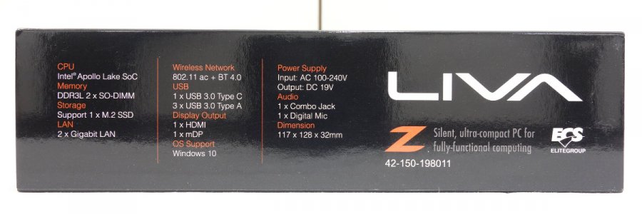 完全ファンレス動作の手のひらサイズpc Ecs Liva Z にapollolake Pentium N40クアッドコア採用モデル Ark Tech And Market News Vol 完全ファンレス動作の手のひらサイズpc Ecs Liva Z にapollolake Pentium N40クアッドコア採用モデル Ark Tech And Market News Vol