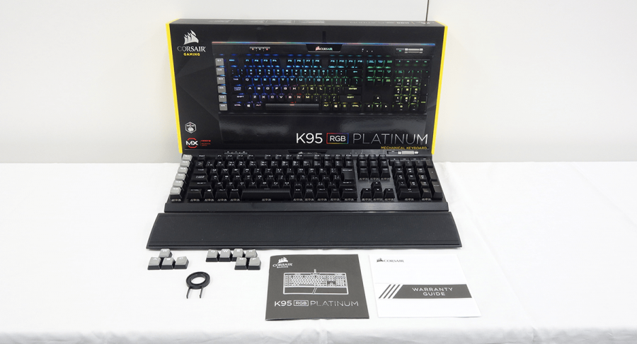 Corsair製ゲーミングキーボードのフラグシップモデル K95 Rgb Platinum Rapidfire が発売 アークstaffファーストインプレション Ark Tech And Market News Vol