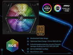 Asus Aura Sync対応rgbイルミネーションファン搭載の低価格atx電源 Raidmax Thunder Rgb シリーズ販売開始 Ark Tech And Market News Vol