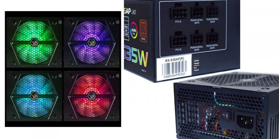 Asus Aura Sync対応rgbイルミネーションファン搭載の低価格atx電源 Raidmax Thunder Rgb シリーズ販売開始 Ark Tech And Market News Vol