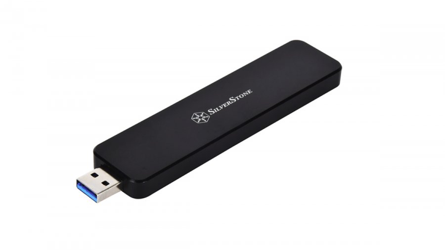 Usb3 1 Gen2接続対応 M 2 Ssdをusbメモリーの様に使える小型の外付けケースキット Silverstone Sst Ms09b Ark Tech And Market News Vol