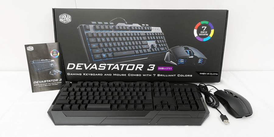 Cooler Masterからエントリークラスのゲーム向けキーボード マウスセット Devastator 3 が発売 Ark Tech And Market News Vol