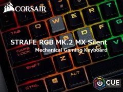 Corsairから 静音スイッチ採用ゲーミングキーボードのnewモデル Strafe Rgb Mk 2 Mx Silent が発売 Ark Tech And Market News Vol