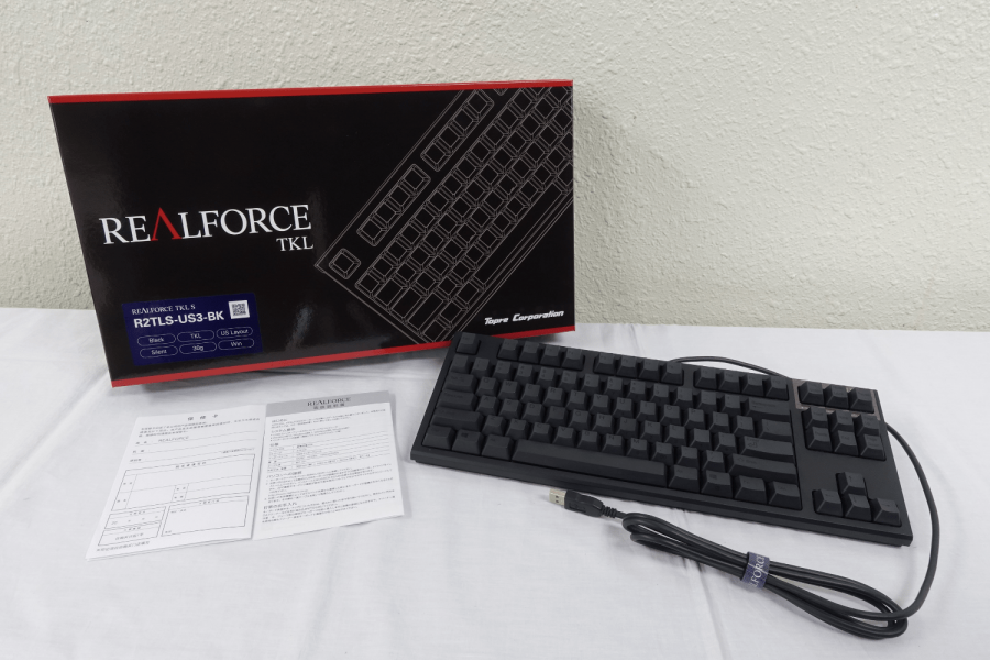 東プレ REALFORCE S R2 テンキーレス 静音モデル 白 - PC周辺機器