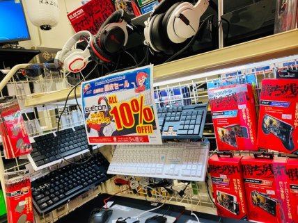ELECOM製ゲーミングデバイスがALL 10% OFFなど - アーク秋葉店舗・週末セール情報2020年1月24日~1月26日版