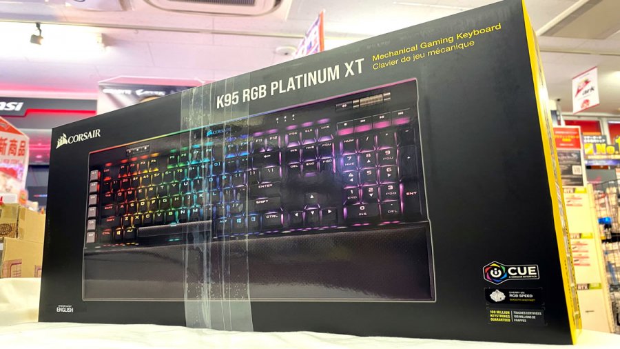 人気のcorsair製メカニカルゲーミングキーボード K95 に新軸バリエーションモデル K95 Rgb Platinum Xt Speed Ark Tech And Market News Vol