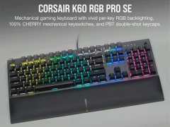 Cherry Violaスイッチ採用 Corsairのゲーミングキーボードk60にrgbバリエーションモデル K60 Rgb Pro Se Ark Tech And Market News Vol