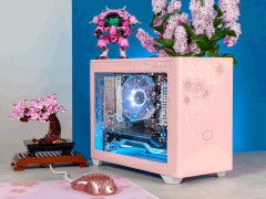 数量限定のカワイイケース ピンクカラーに桜柄デザインを施したmini Itx Pcケース Nr0p Sakura Limited Edition Ark Tech And Market News Vol