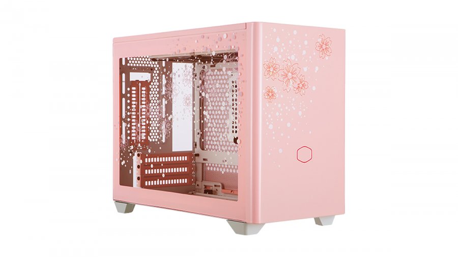 数量限定のカワイイケース ピンクカラーに桜柄デザインを施したmini Itx Pcケース Nr0p Sakura Limited Edition Ark Tech And Market News Vol