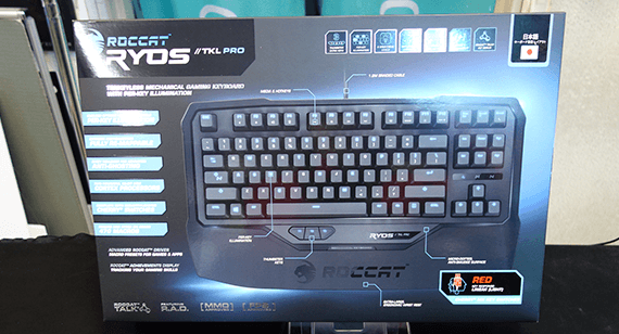 Roccat Ryos Tkl Pro Jp Mx Red 製品レビュー Staff T 編 パソコンshopアーク Ark